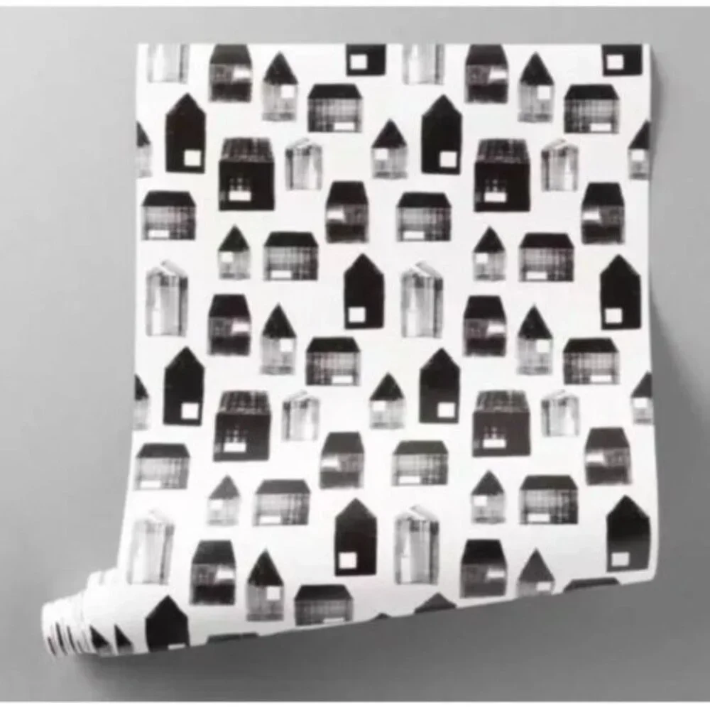 Magnolia Hearth & Hand House Print Wallpaper